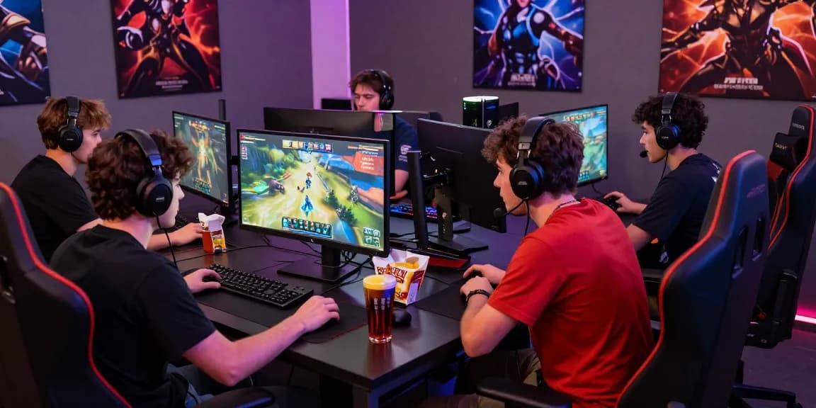 Engaging online gaming session at https://www.benmillerband.com/, showcasing players immersed in multiplayer gameplay.