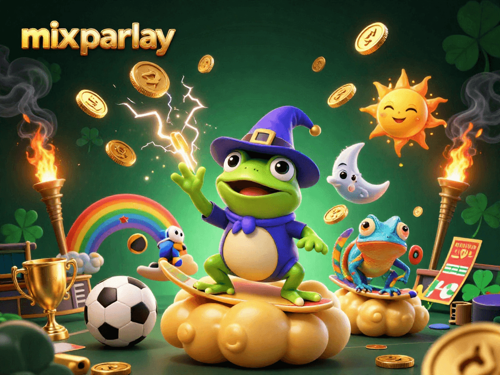 Engage in mix parlay betting with vibrant characters creating excitement in sports predictions.