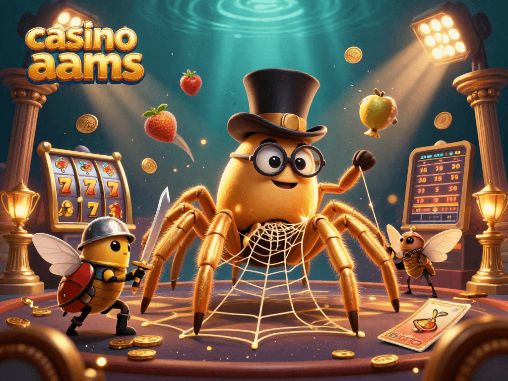 giocare nei casino non aams con una scena vivace di una tarantola d'oro e un cavaliere in un mondo di gioco