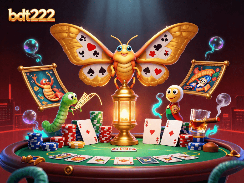 Experience the thrill of bdt222 gaming with stunning visuals of casino action and golden motifs.