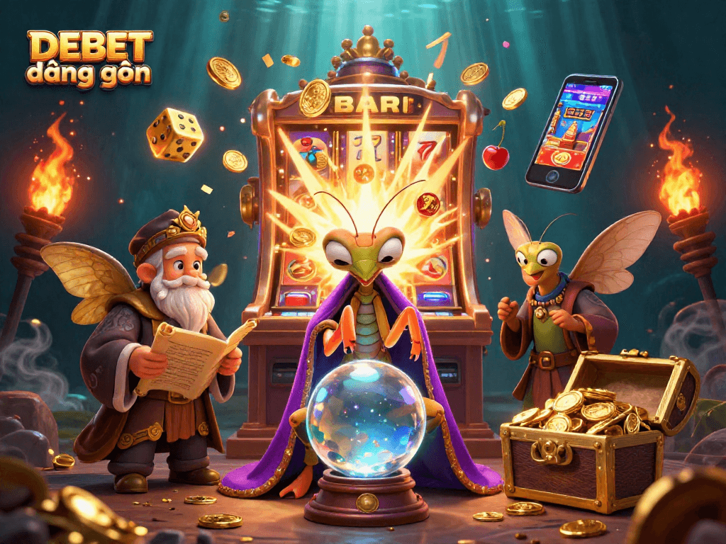 Experience excitement with DEBET đăng nhập as fortune teller and moth librarian amid a casino explosion.