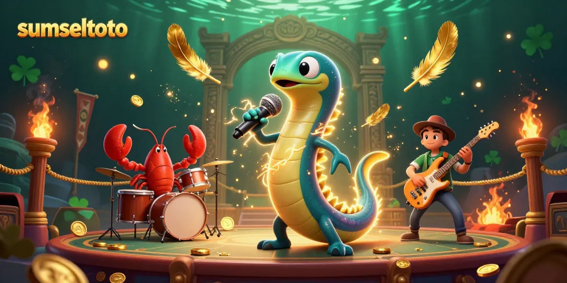Experience lively gameplay at sumseltoto with a vibrant underwater DJ casino scene featuring captivating characters.