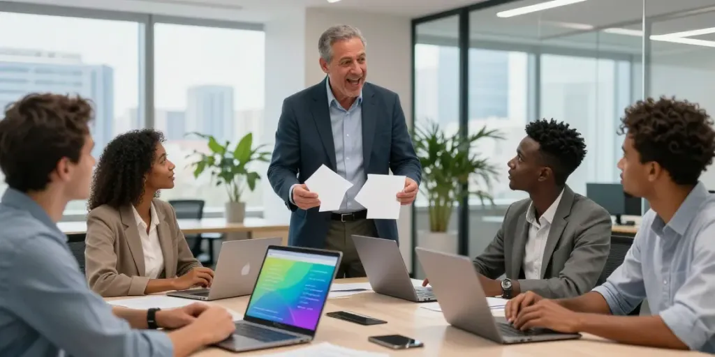 Charles Field Marsham passing leadership of Kestrel Capital to a young team, symbolizing growth and opportunity in Kenya's finance sector, reflecting his legacy.