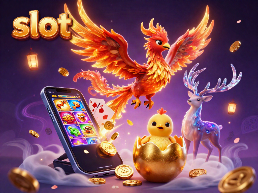 Experience the excitement of slot with vibrant symbols, golden coins, and mythical characters.
