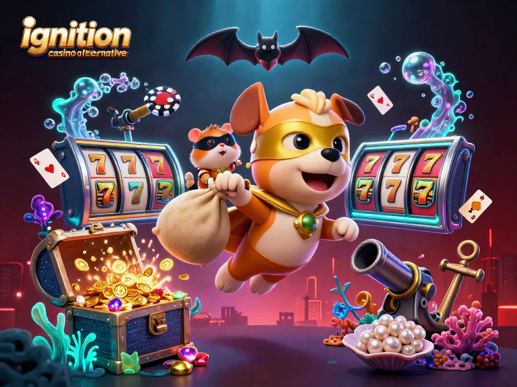 Explore the ignition casino alternative with vibrant illustrations of the ultimate gambling adventures.