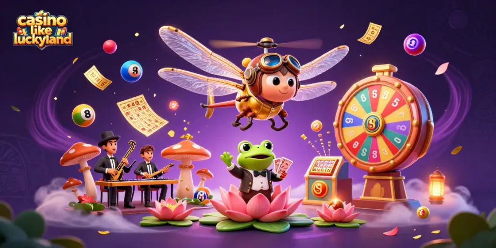 Play thrilling games at casino like luckyland with vibrant characters and exciting visuals.