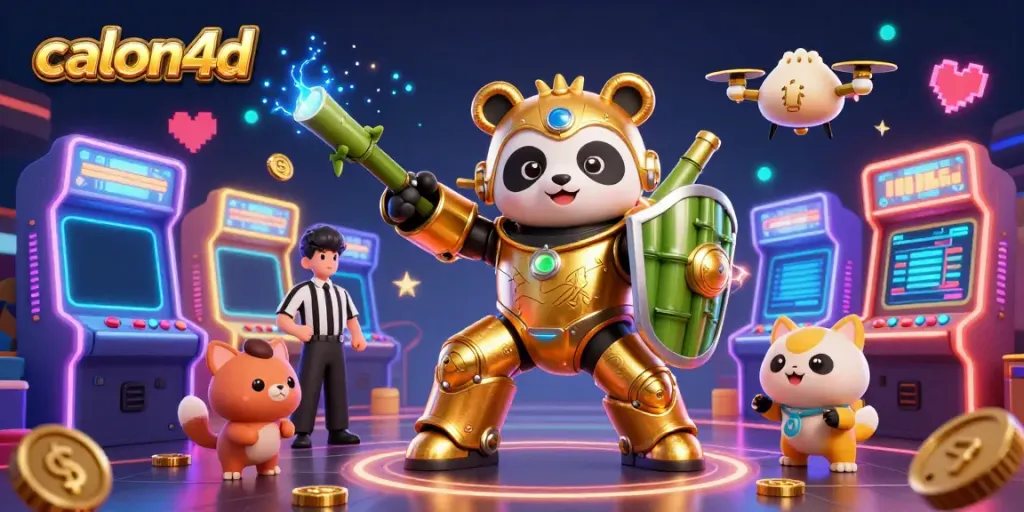 Calon4D menawarkan pengalaman bermain kasino online dengan dealer profesional di latar 3D yang dinamis.