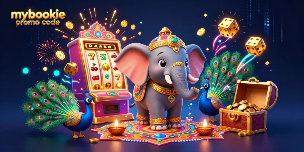Play slots with the mybookie promo code while enjoying colorful scenes and jackpots in a 3D casino.