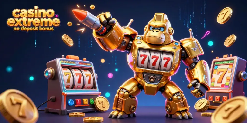 Experience the excitement of casino extreme no deposit bonus with a stunning 3D transformation scene.