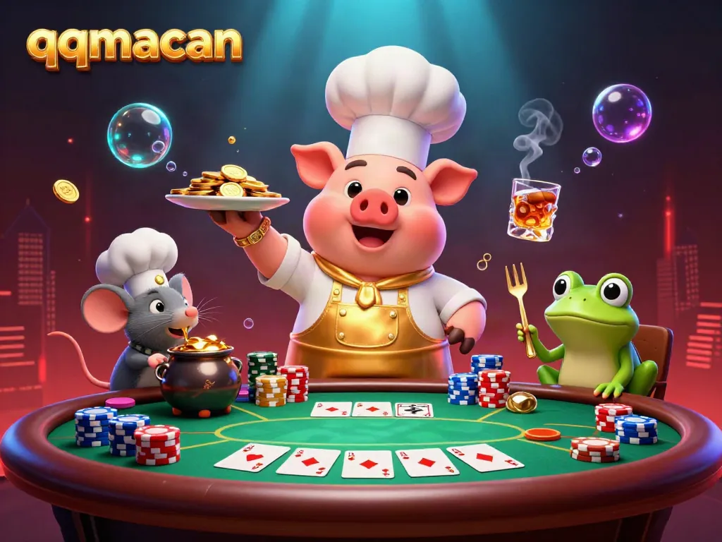 Experience the thrilling world of qqmacan with a gourmet gold coin feast at the gaming table.