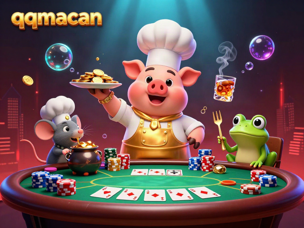 Experience the thrilling world of qqmacan with a gourmet gold coin feast at the gaming table.
