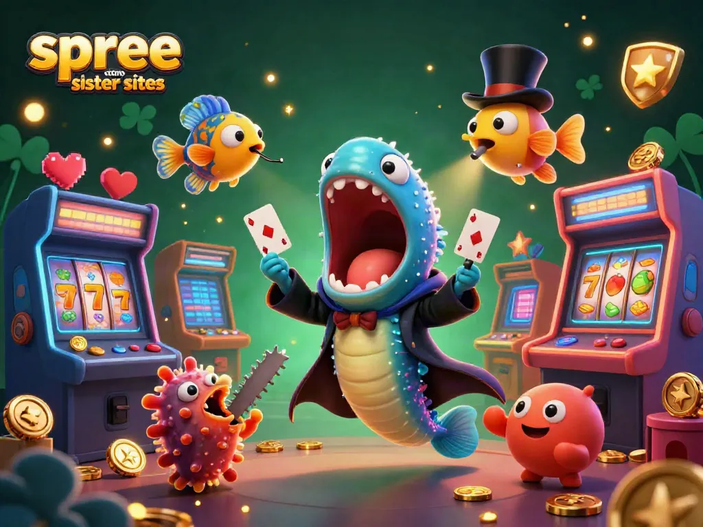 Engage with the vibrant spree casino sister sites in a captivating underwater magic scene.