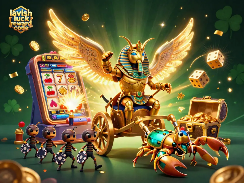 Engage in casino adventures with lavish luck reward code amidst bursting jackpots and gold coins.