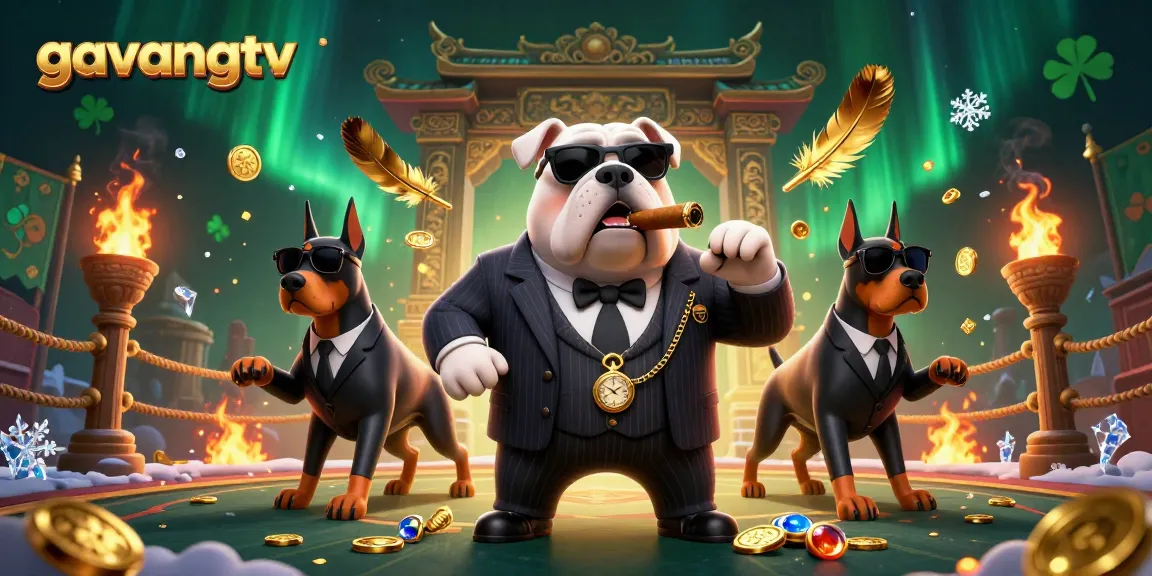 Experience thrilling gameplay with gavangtv's lively casino scene featuring dynamic characters and elements.