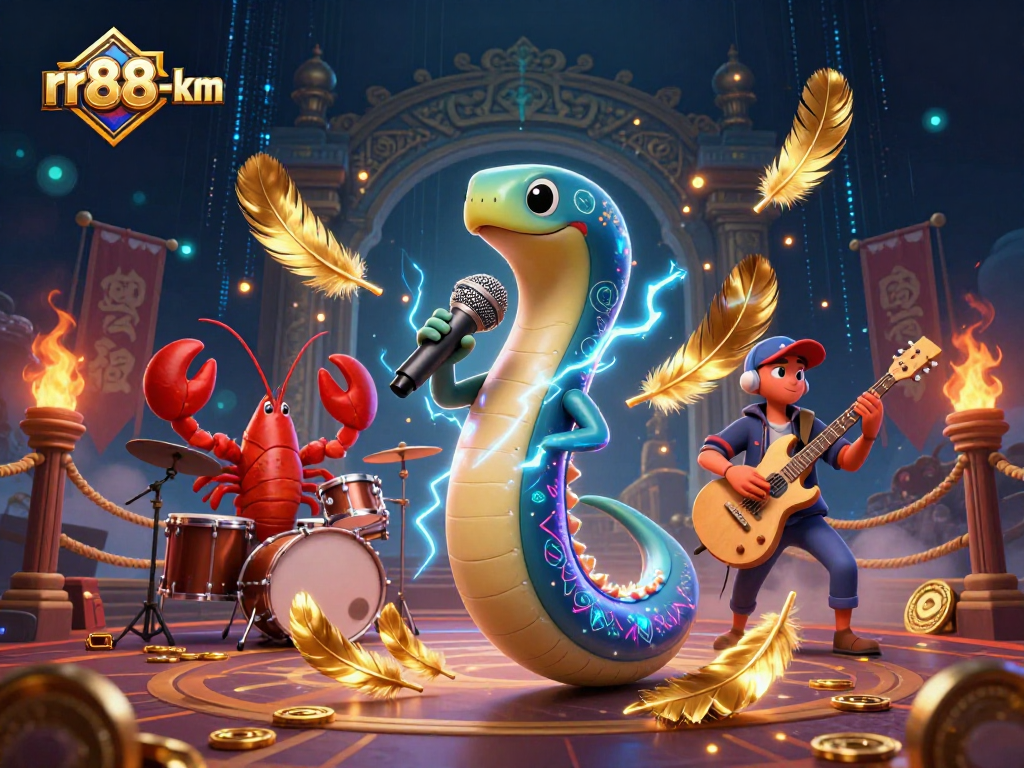 Experience the thrill of rr88-km with vibrant, underwater casino excitement featuring a DJ eel and band.