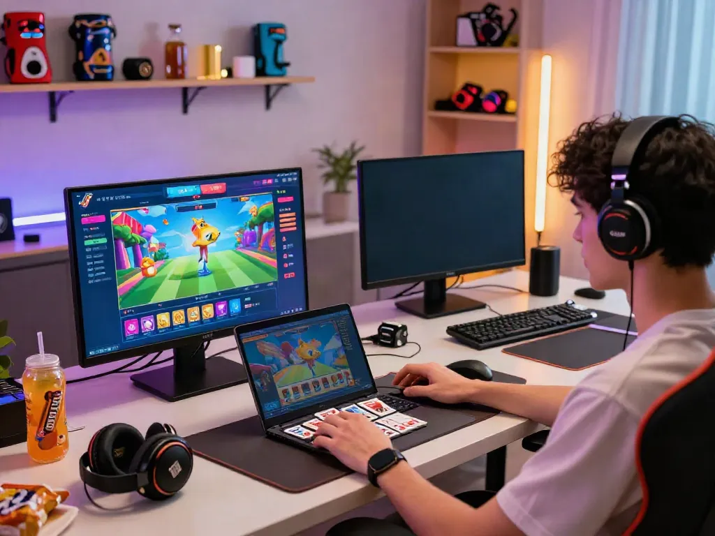 Gamers in action at DU88 online betting platform, showcasing vibrant gaming experience.